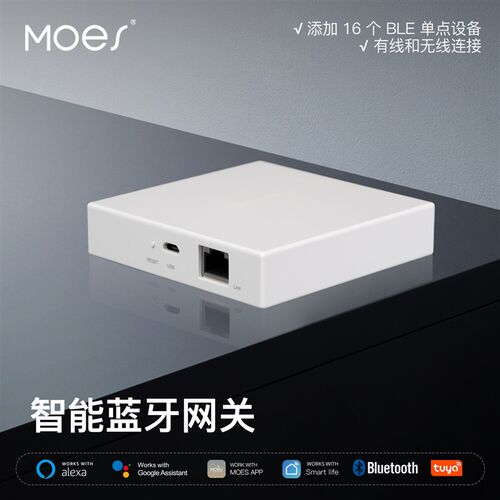 涂鸦智能家居BLE Mesh有线蓝牙网关app远程控制beacon mesh网关