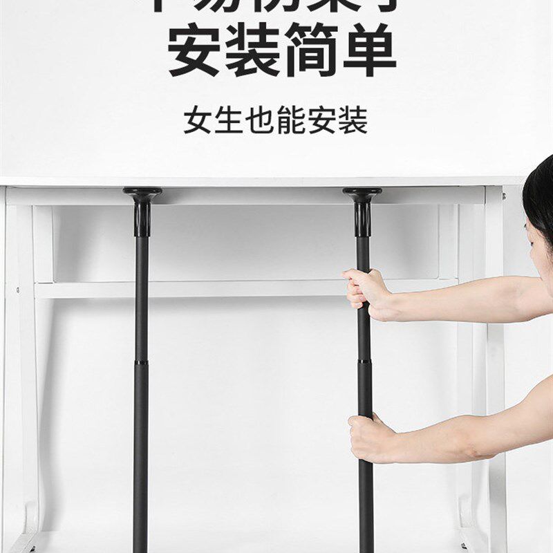 不锈钢可伸缩调节支撑杆承重支撑脚支撑架书桌架子柜子支撑柱固定
