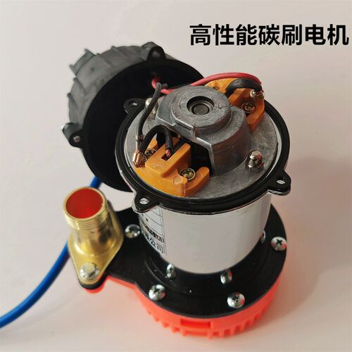 小型便携式直流潜水泵12V24V电瓶泵48V60V72V电动车泵浇菜洗车泵