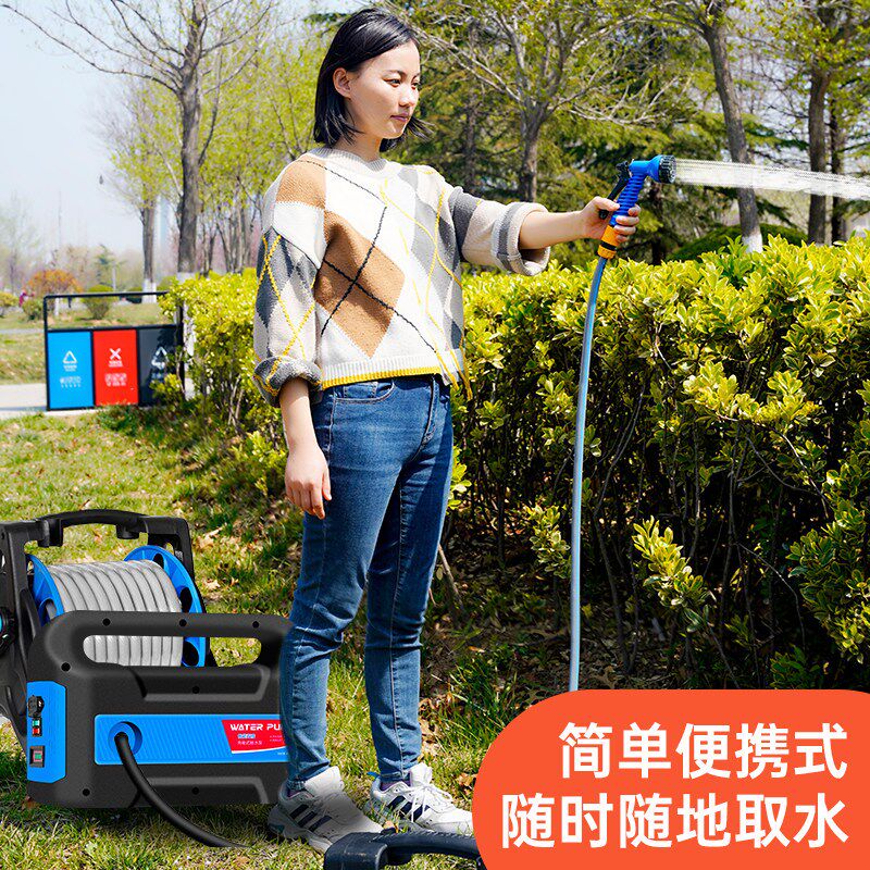 充电式抽水泵家用浇水灌溉农用便携电动水泵小型锂电池高续航