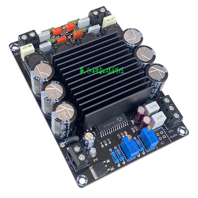 STA508数字功放板D类HIFI发烧大功率桌面12V户外拉杆箱音响好音质
