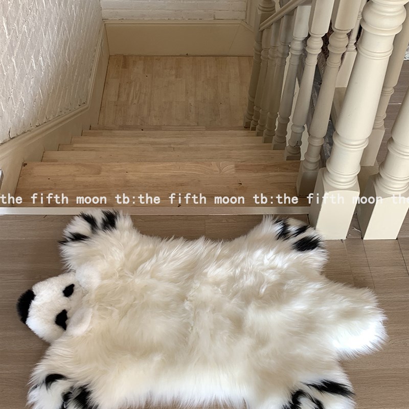 thefifthmoon可爱动物考拉北极熊彷毛毛绒地垫地毯客厅卧室衣帽间