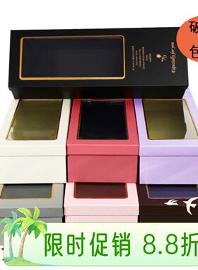 金色密语长方形套二鲜花水果礼盒玫瑰花束插花节日包装花艺礼品盒