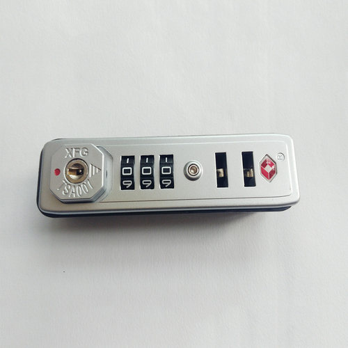 XFG TSA007海关密码锁ZCL密码锁JYL行李箱密码锁内嵌锁通关箱包锁