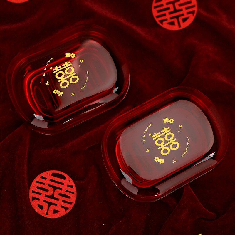 结婚洗漱套装女方陪嫁物品婚礼牙刷漱口杯子一对皂盒婚庆用品大全