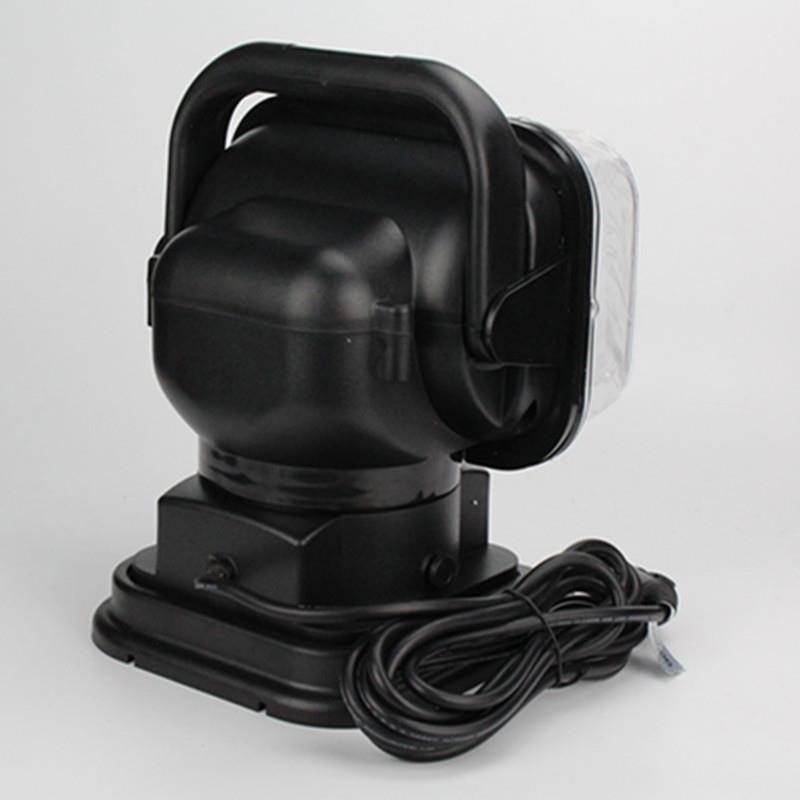 T5180遥控车载探照灯 监狱船用LED探照灯氙气灯 360度旋转12V24V