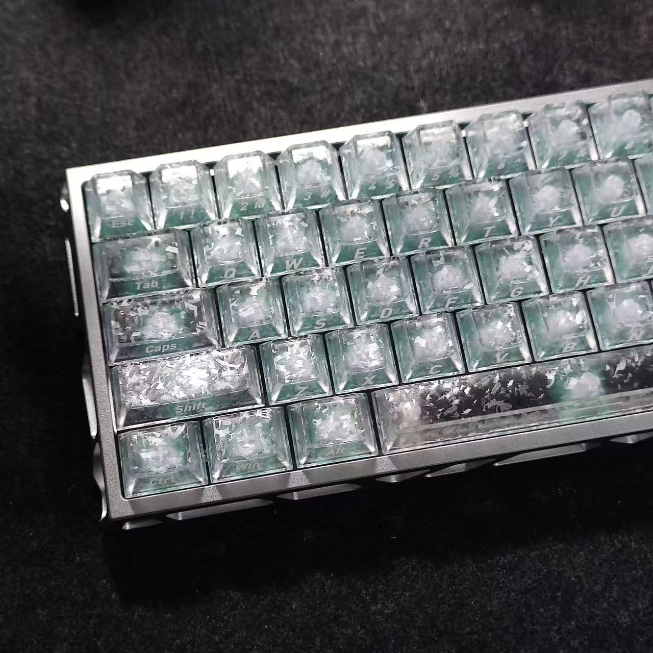锻碳纹PC雾透原厂高度键帽图片