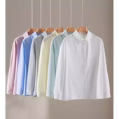 设计收腰通勤衬衫 王福贵定制～法式 3.9 纽扣衬衫