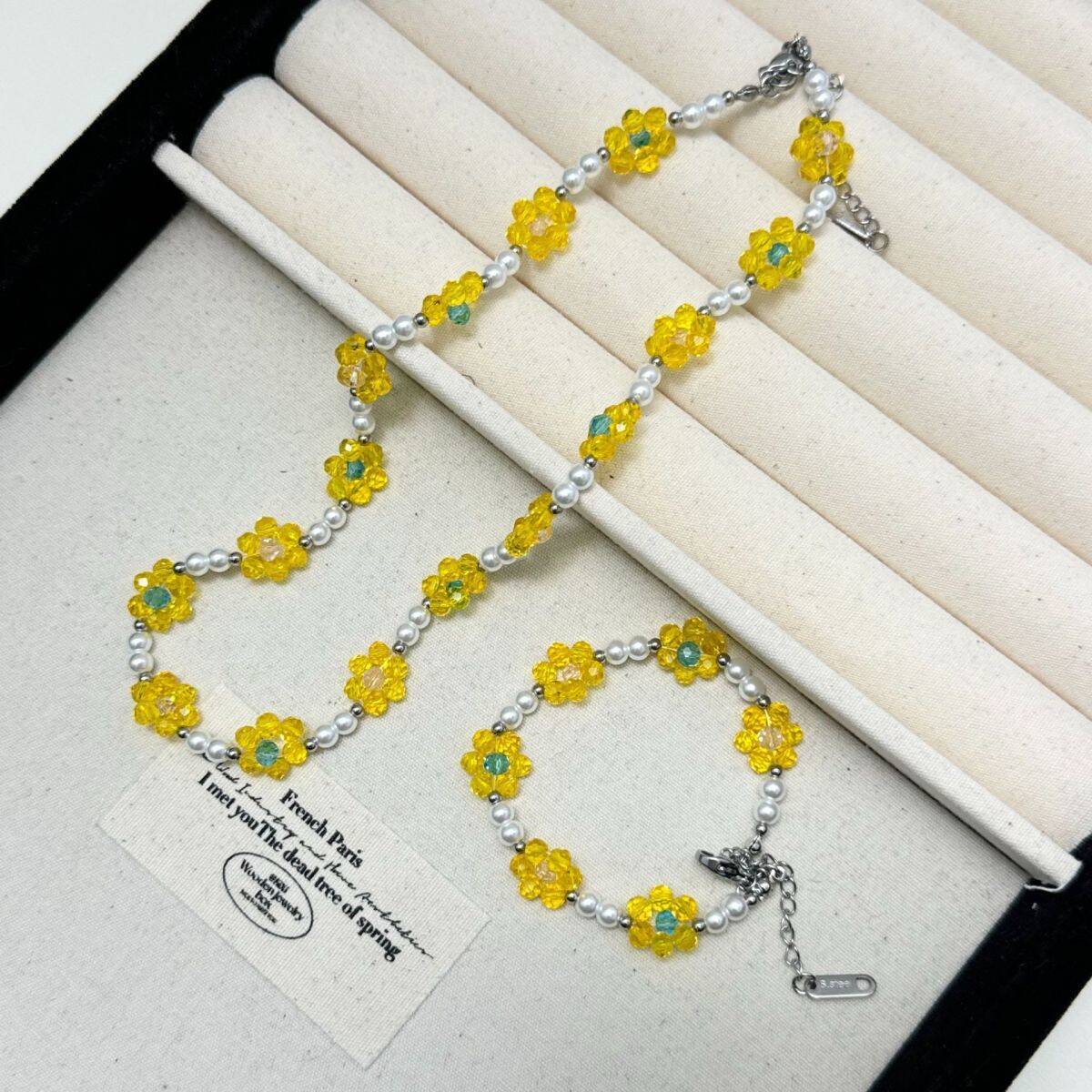 反骨元妙同款伴手礼结香花手链娜扎同款轻奢高级手链项链闺蜜款
