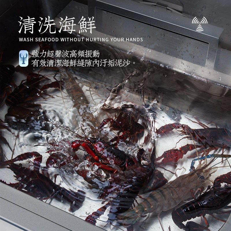 自动洗碗机家用小型台式超声波水槽洗碗外置独立式免安装