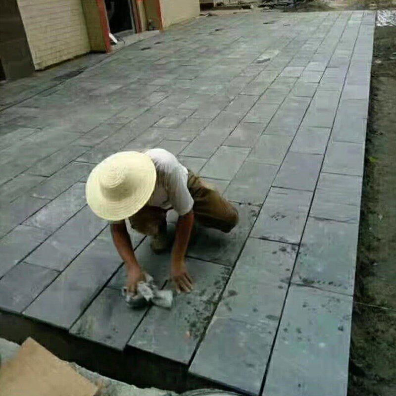 天然防滑青石板庭院室外花园彷古文化石地砖户外地铺石石材地板砖