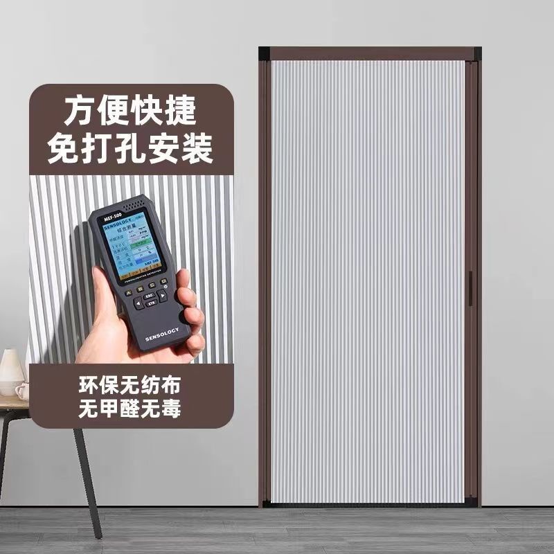蜂巢折叠门可拆洗隔断门厨房门坦克链推拉门隐形自装阳台卧室客厅
