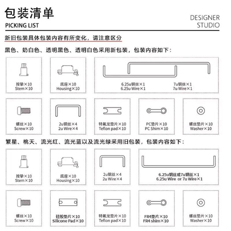 构思者PCB螺丝免调试自适应 弹性结构卫星轴热拔插客制化机械键盘