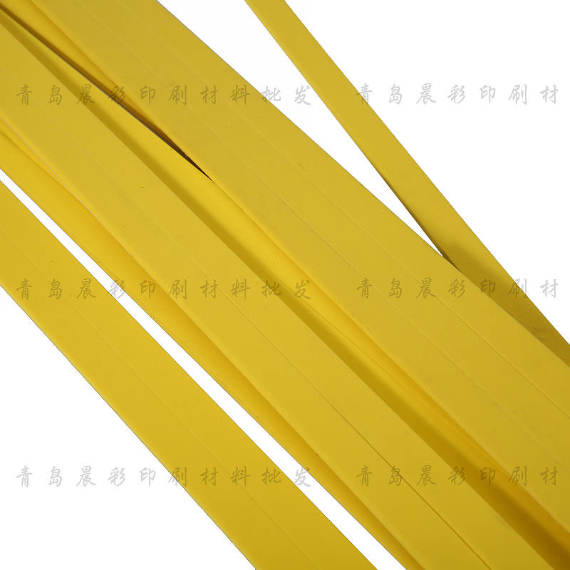 过桥海绵纸箱包装印刷厂专用过纸高弹高粘背胶海绵条自粘海绵条