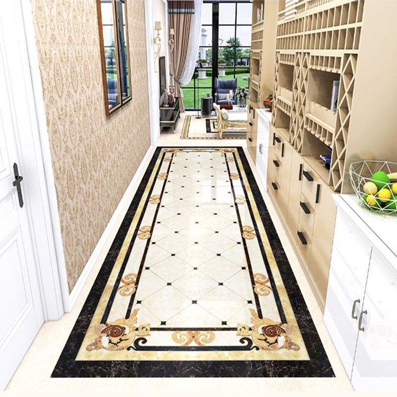 欧式客厅拼花瓷砖800x800 餐厅过道入户玄关拼花图案地板砖抛晶砖