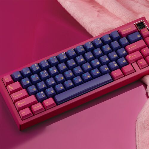 Meletrix ZOOM 65V3三模无尾灯键盘套件 RGB灯效可开槽客制化键盘