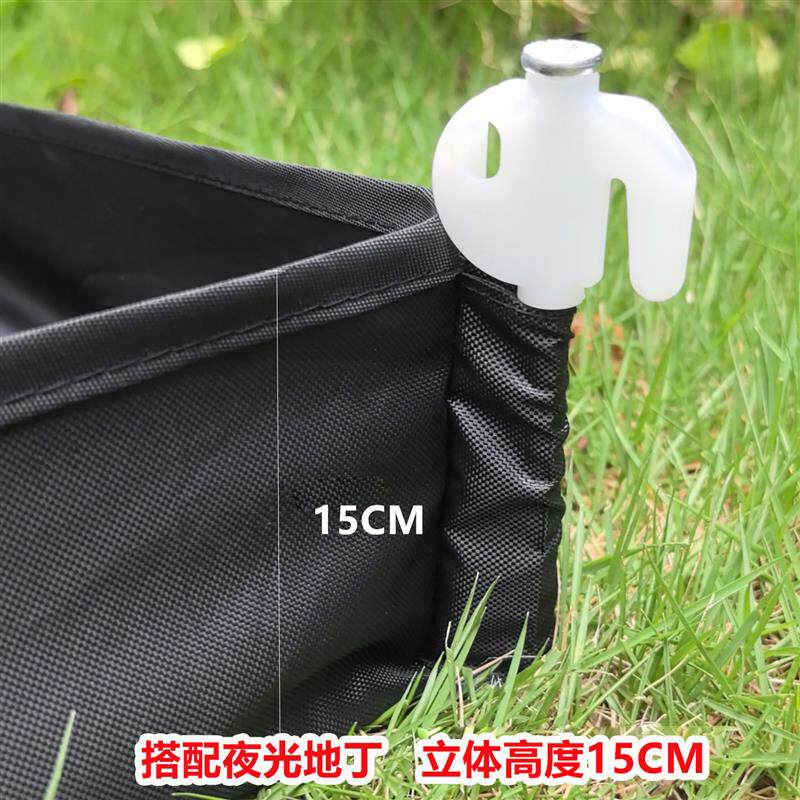 定制3D立体澡盆地布600D牛津布防水防潮地席京诚豪斯帐篷底部地垫