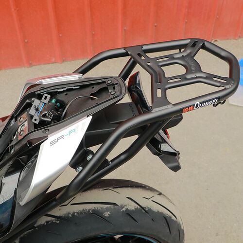 适用春风675SR-R摩托车CF650-10后尾货架尾箱背箱支架尾翼改装件