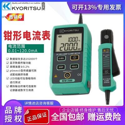 日本共立KYORITSU克列茨KEW2500/KEW2510过程校准行业钳电流表