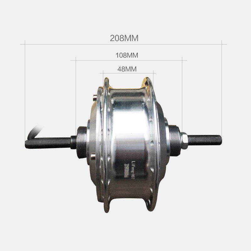 自行车山地车改装电动车36V48V250W350W18寸20寸22寸24寸26寸电机