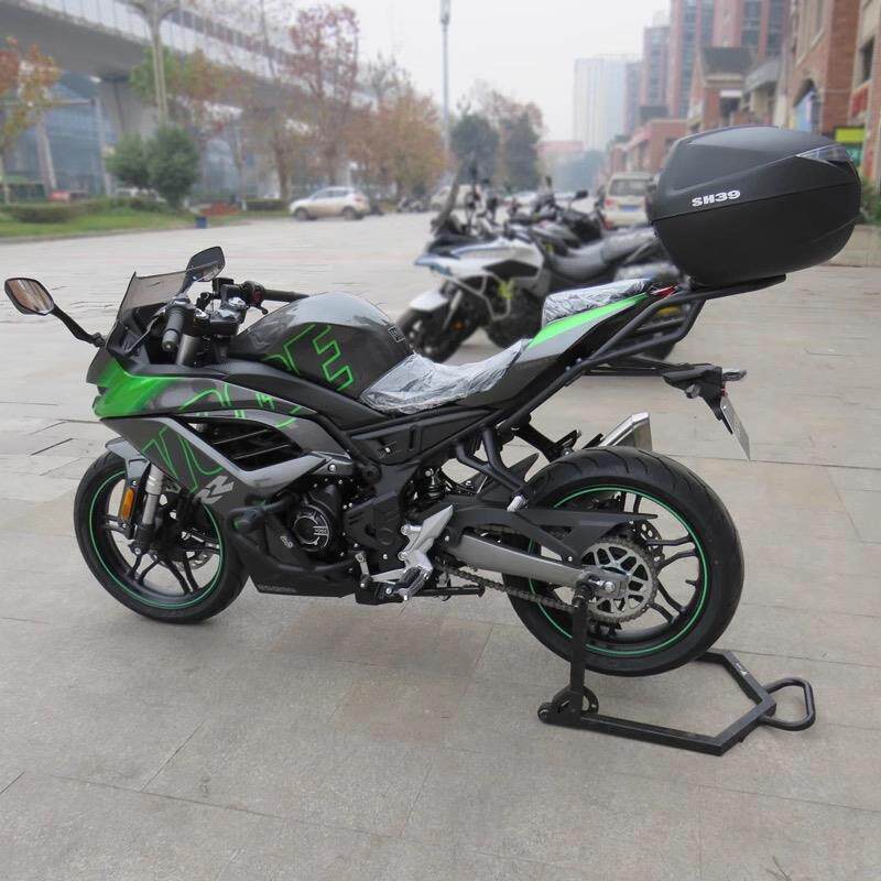 无极250RR改装后货架尾架LX250GS-3靠背尾箱储物箱摩托车加装配件