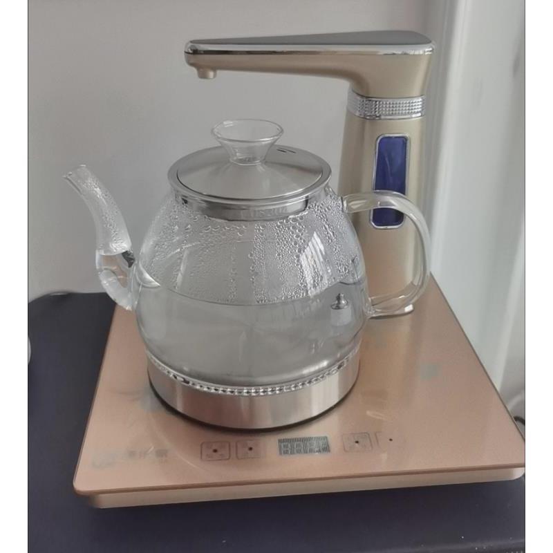 康尔家全自动烧水壶家用一体式抽水器桌面吸水烧水器加热玻璃壶