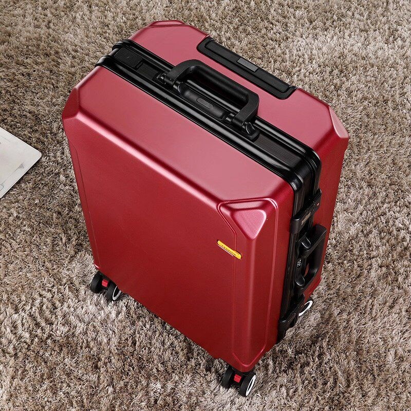 结实行李箱男铝框拉杆箱万向轮20女男学生24密码皮箱子26寸旅行箱