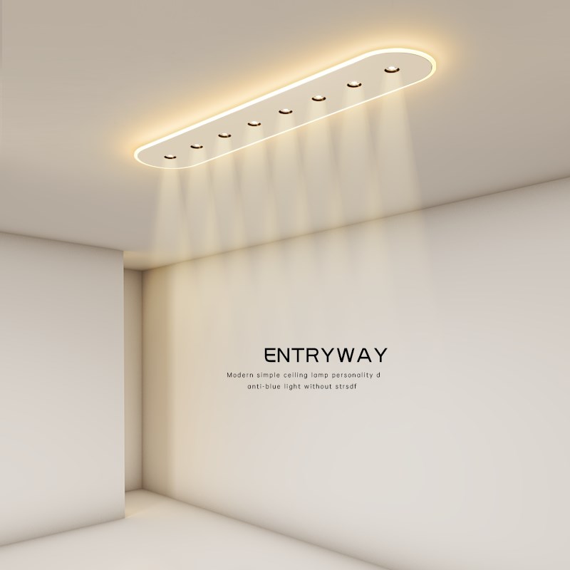 简约现代长条过道灯创意led吸顶灯新款客厅走廊灯卧室灯阳台灯具