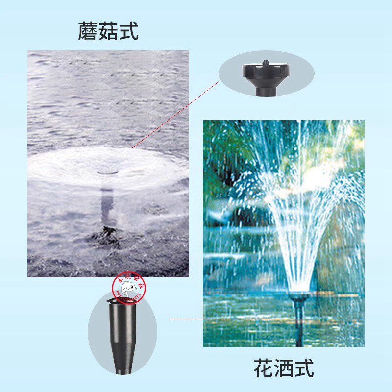 SEBO松宝鱼池喷泉泵鱼缸循环泵5800FP带彩灯假山庭院水池增氧造景