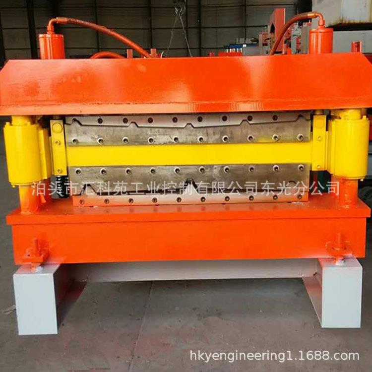 应840/91汇科苑/H0型双压瓦机彩钢瓦层设备 供双型 号冷弯辊压成