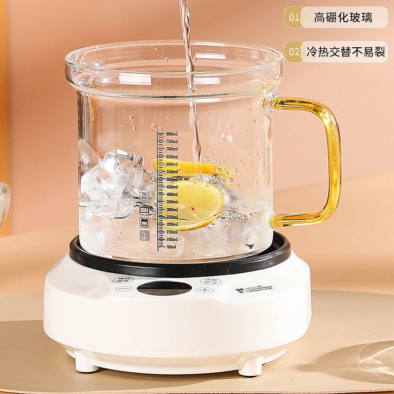 2024新款养生壶家用多功能煮粥办公室花茶煮茶器全玻璃分体式宿舍