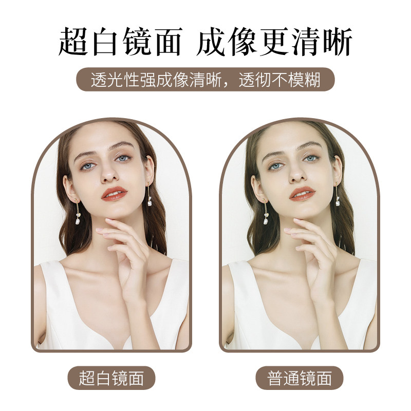 婚纱店三面镜试衣镜显瘦高穿衣镜礼服馆落地镜全身试婚纱镜三折镜