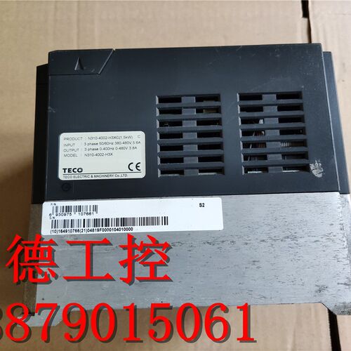 漂亮 东元(台安)变频器N310-4002-H3XC 380V 1.5KW变频器 现货