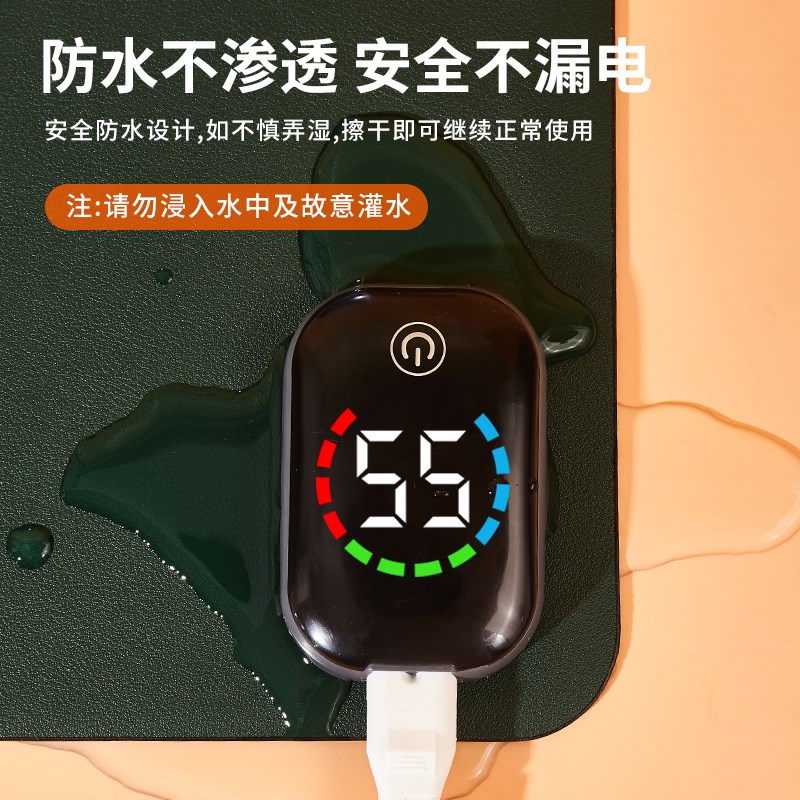 加热鼠标垫超大发热保暖暖桌垫办公室电脑桌面学生写字电热手桌垫