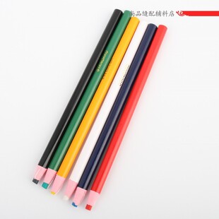 彩色拉线划笔 免削蜡笔 南韩卷纸笔 制鞋服装画线点位蜡笔 划粉笔