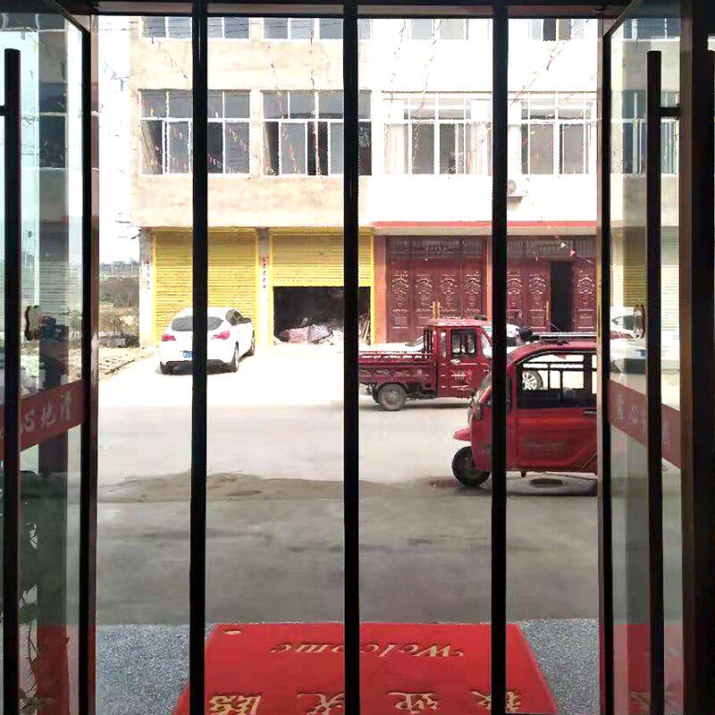 对吸磁铁自吸空调软门帘挡风磁吸磁性透明PVC塑料磁帘隔断皮帘子