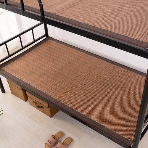 老席匠竹席夏季学生宿舍上下铺床凉席夏天单人双面正反两用藤席子