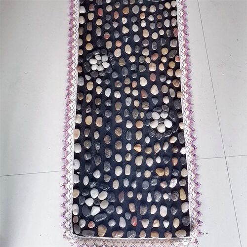 天然雨花石鹅卵石足底按摩垫足疗脚底按摩垫足部护理按摩器石子路