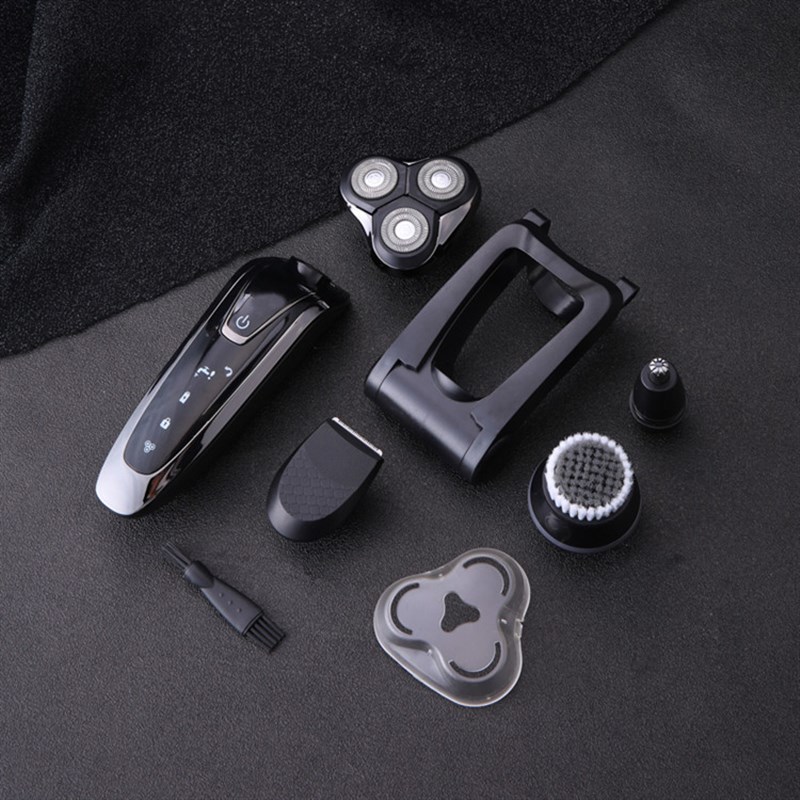 剃胡刀士多功能带鬓刀充电式智能三头水洗剃胡刀全自动刮胡刀
