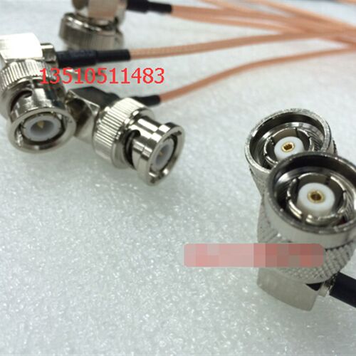 BNC-JW/RP-TNC-JW射频跳线 BNC公弯转TNC公弯反极内孔RG316信号线