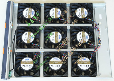 原装 拆机 AVC DB12738B48F 48V 0.86A 9只整板 滚珠轴承 风扇