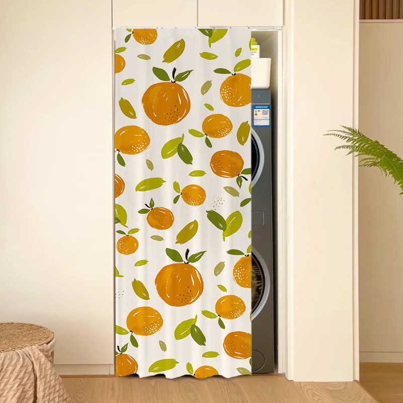 洗衣机防晒帘遮挡帘阳台滚筒洗烘一体机套装加长防水防尘帘遮光帘