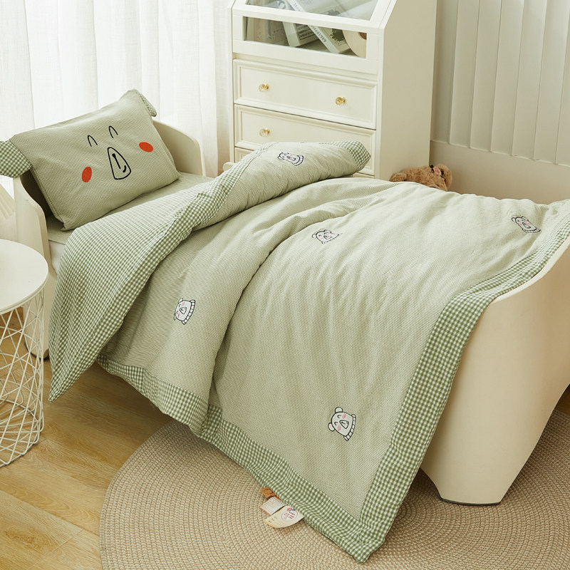 魔润儿童幼儿园被子三件套纯棉a类宝宝入园专用午睡春夏婴儿床品