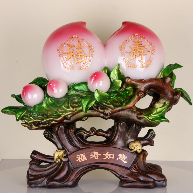 大号寿桃过寿摆件长辈祝寿贺寿60 80大寿创意礼品送老人生日礼物