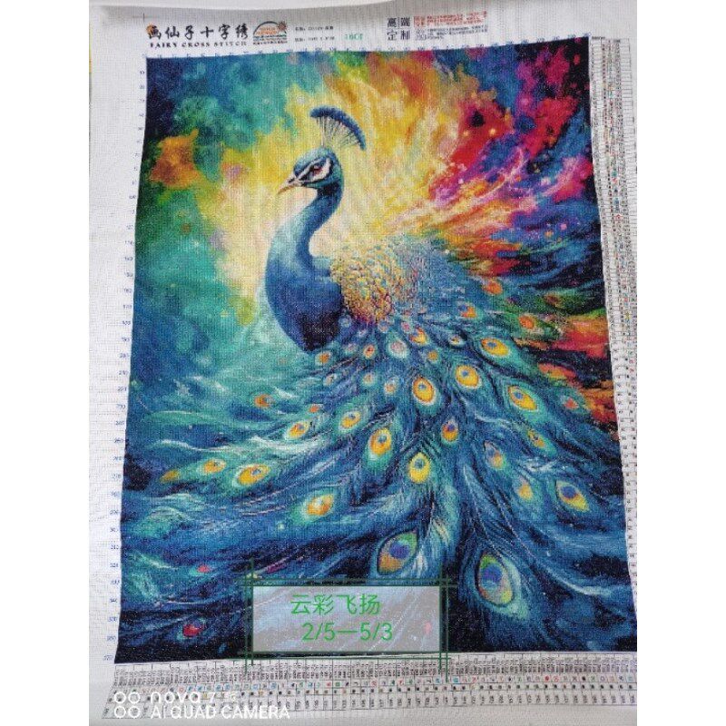 【ZZ4378-雀舞】十字绣2024新款自手工客厅餐厅简约欧式油画玄关