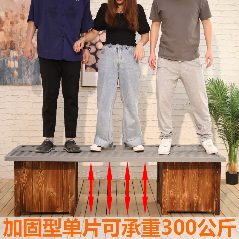 庭院实木屏风户外防腐木栅栏阳台隔断室外栏杆围栏木质网格爬藤架