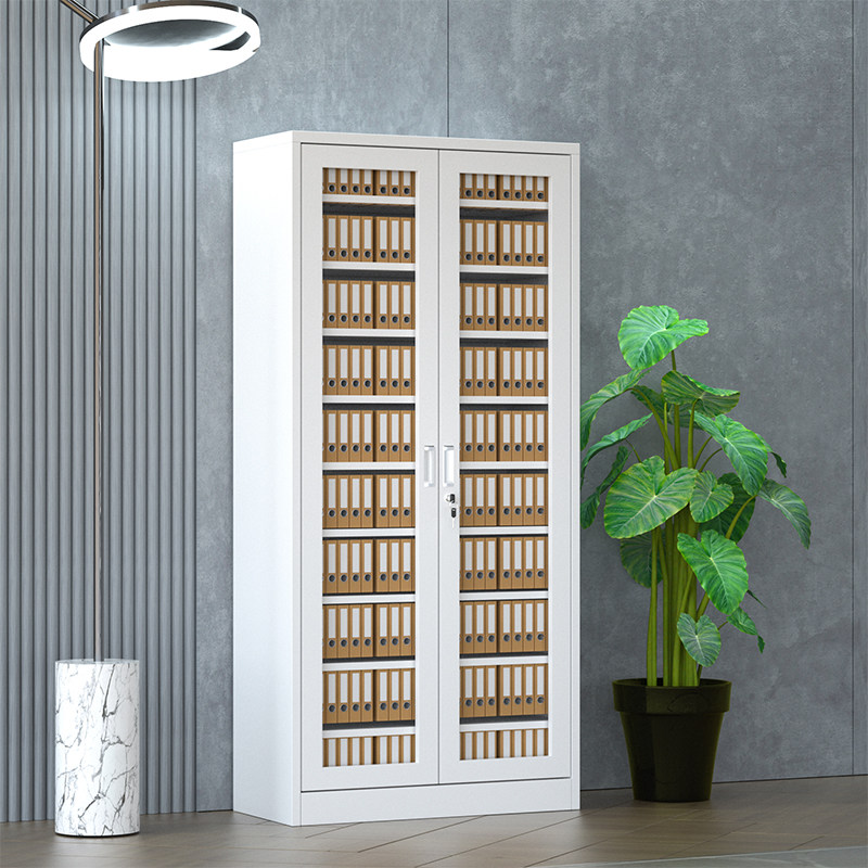 钢制办公室文件柜财务凭证资料档案多层带锁铁皮柜会计储物收纳柜