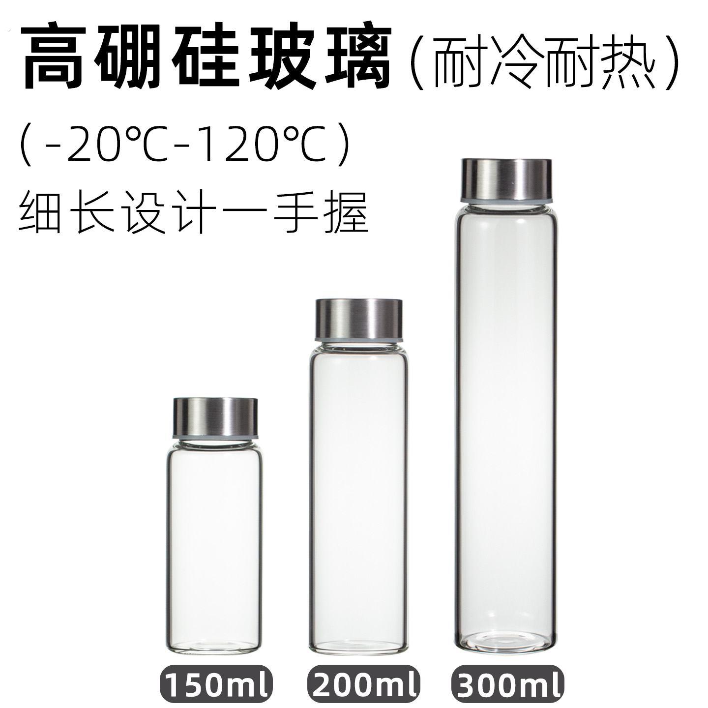 迷你小容量水杯高硼硅玻璃杯耐冷耐热单层玻璃杯透明口袋杯小口径