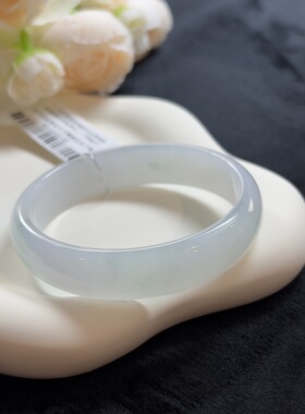 【老爸评测】 K745-3 手镯（52圈） 天然缅甸A货翡翠