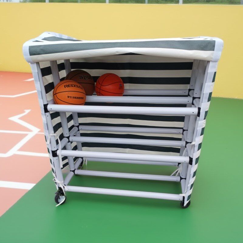 户外玩具收纳架防雨器械柜体操垫架移动车垫子架儿童篮球收纳架